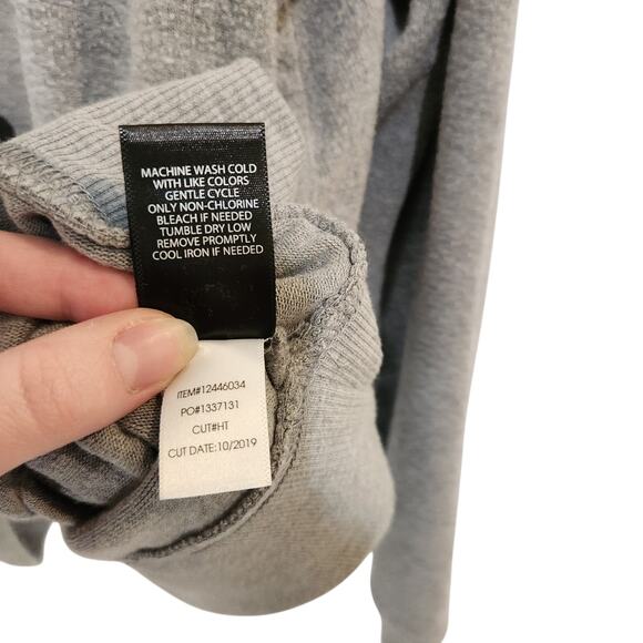 Torrid Pardon My Sarcasm Graphic Soft Pullover Sweatshirt Gray Knit 0X Large - Picture 6 of 6